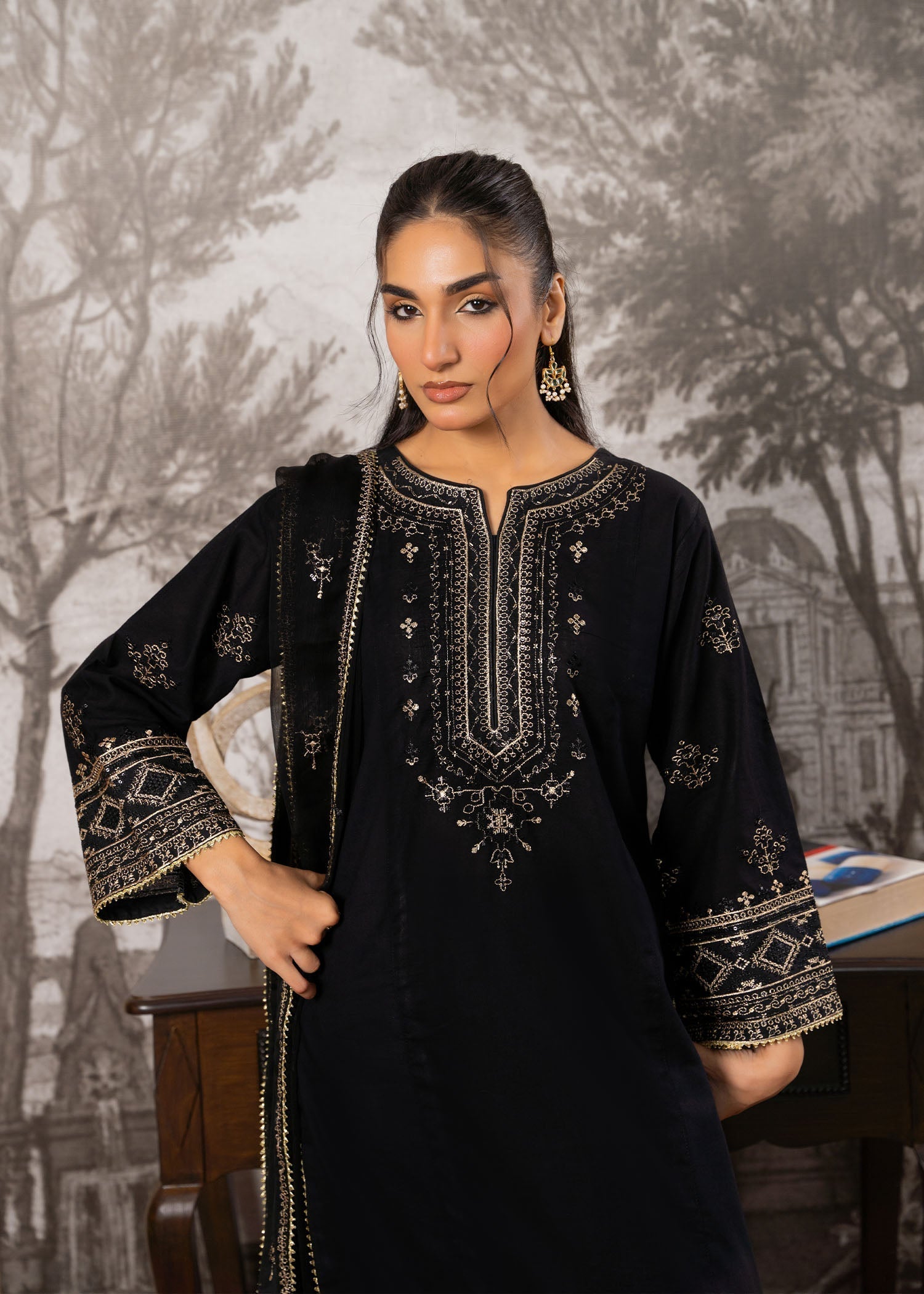 Momin Online Midnight Grace Women 3pcs