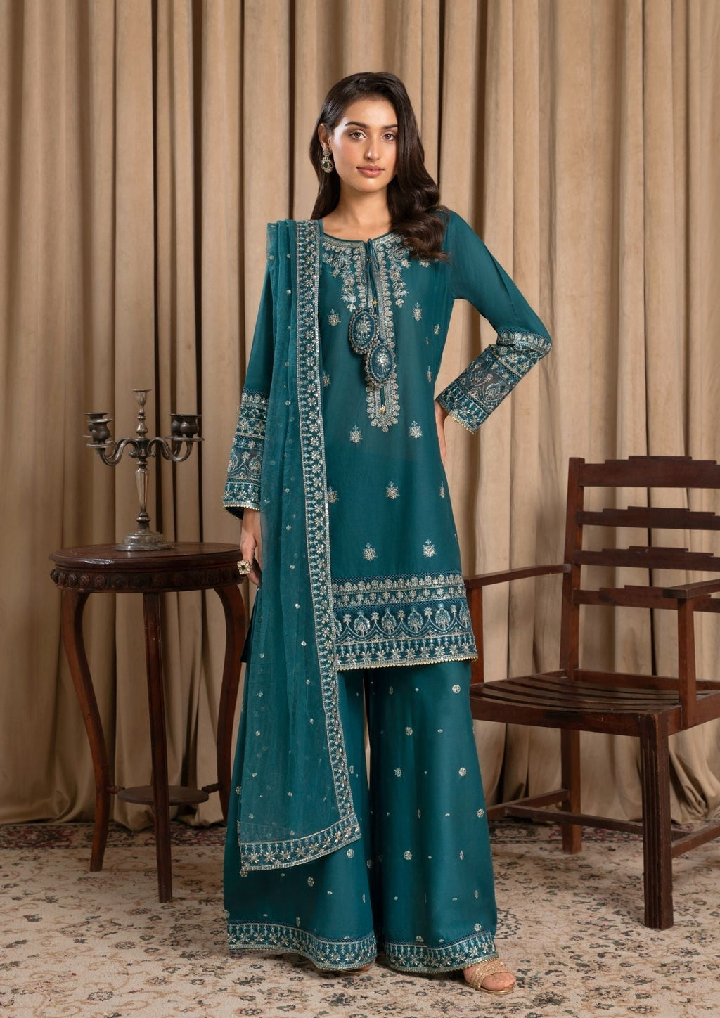 Alfatah Pret Embroidered Lawn ZAUQ S25 0010 Women 3pcs