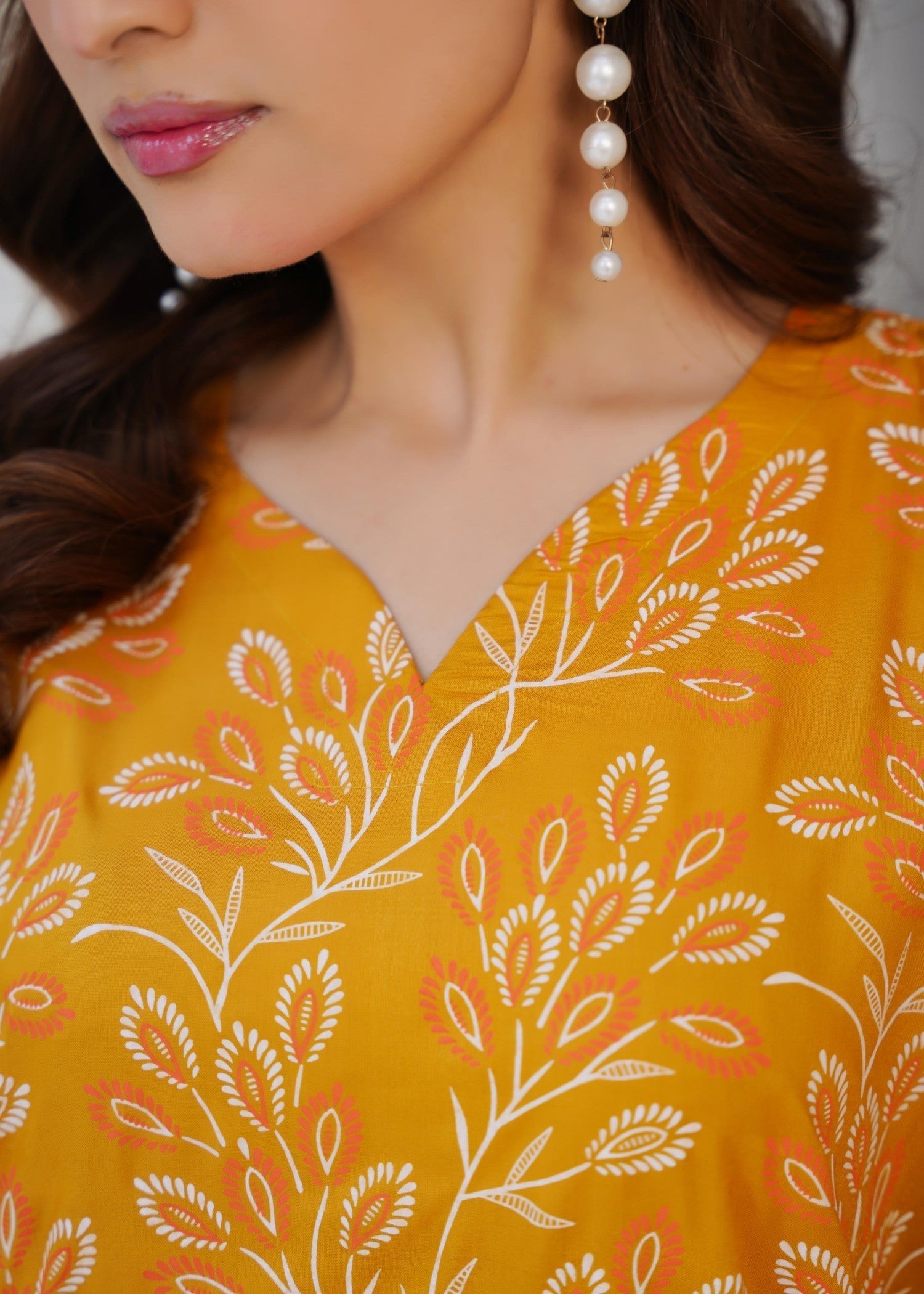 Chaudhary Arts Eden mustard Women 2pcs