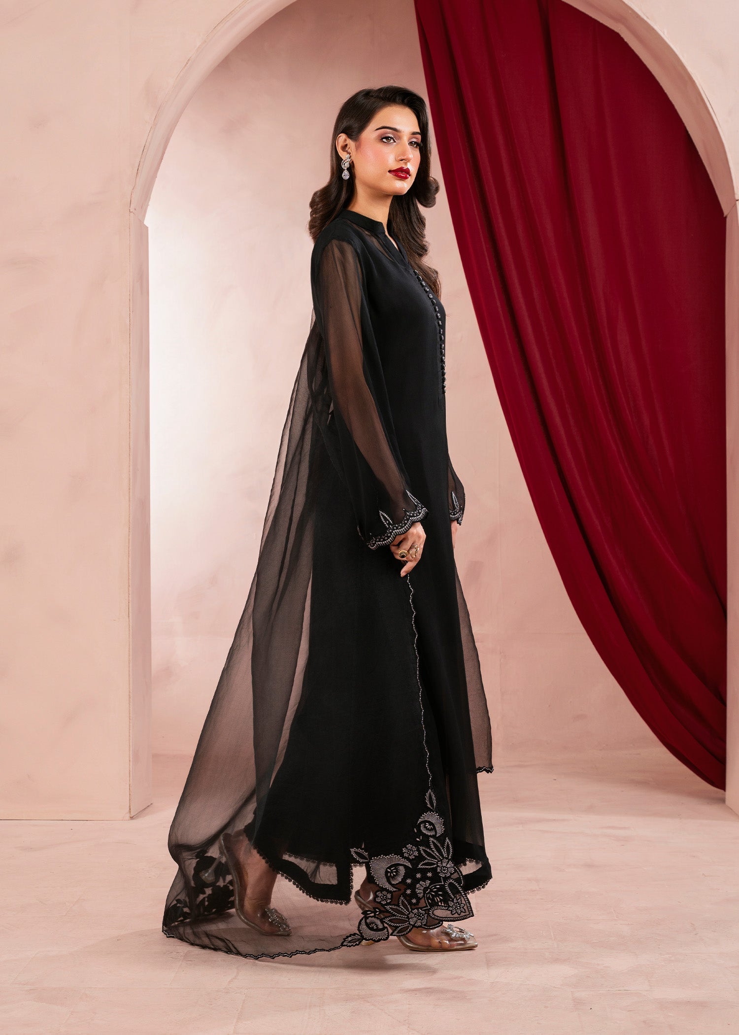 Rang-e-Haya Linear (Black) Women 4pcs