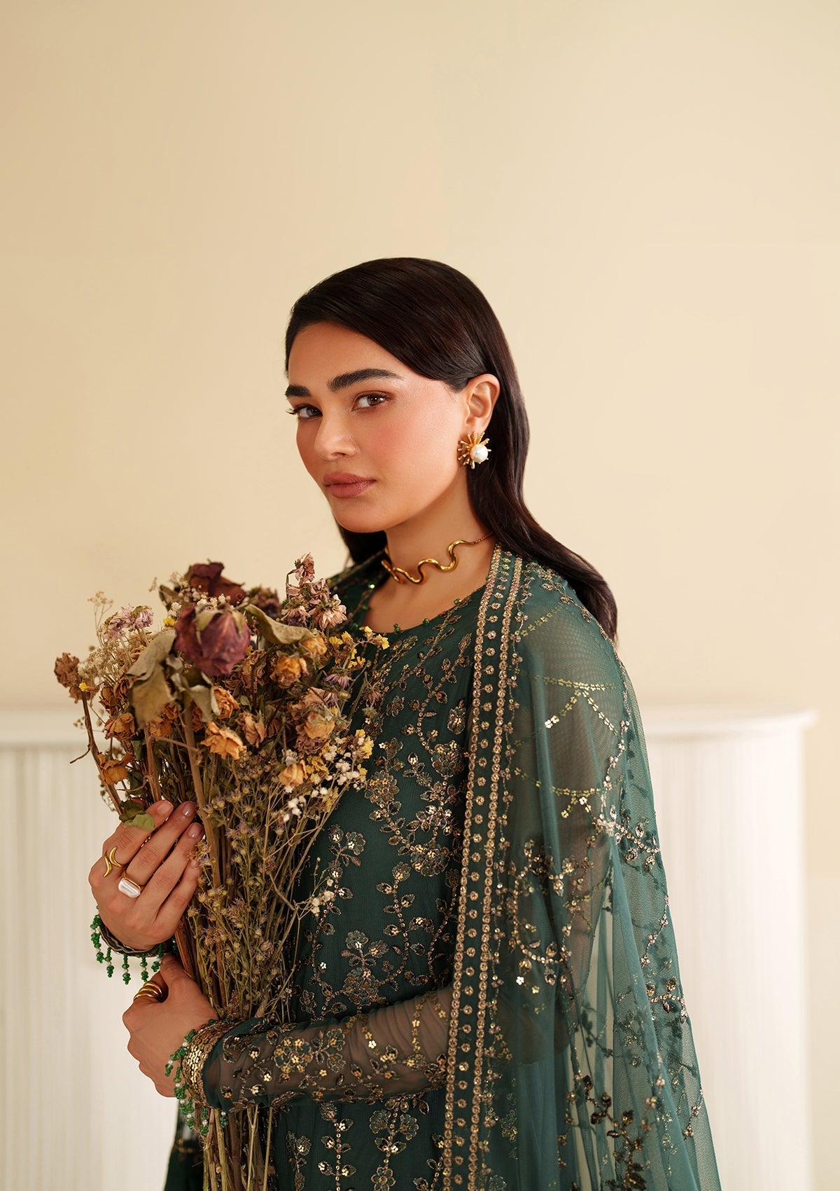 Bin Tayyab (BTS006488 GRN UN6490) Women 3pcs