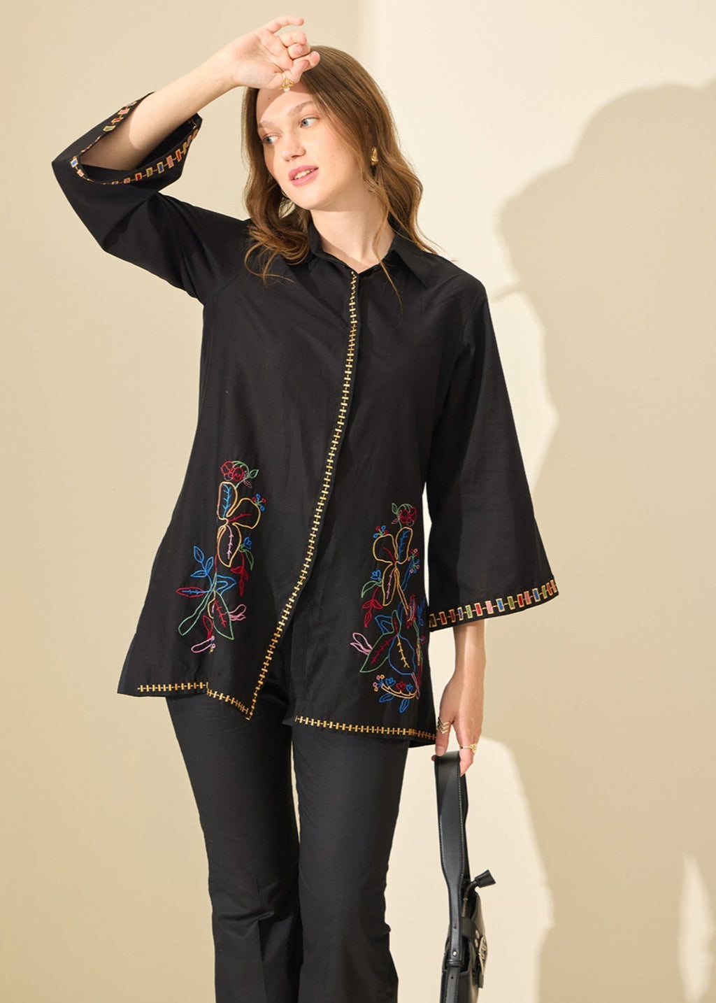 Kiara Elara – Embroidered Co ords Set Women 2pcs