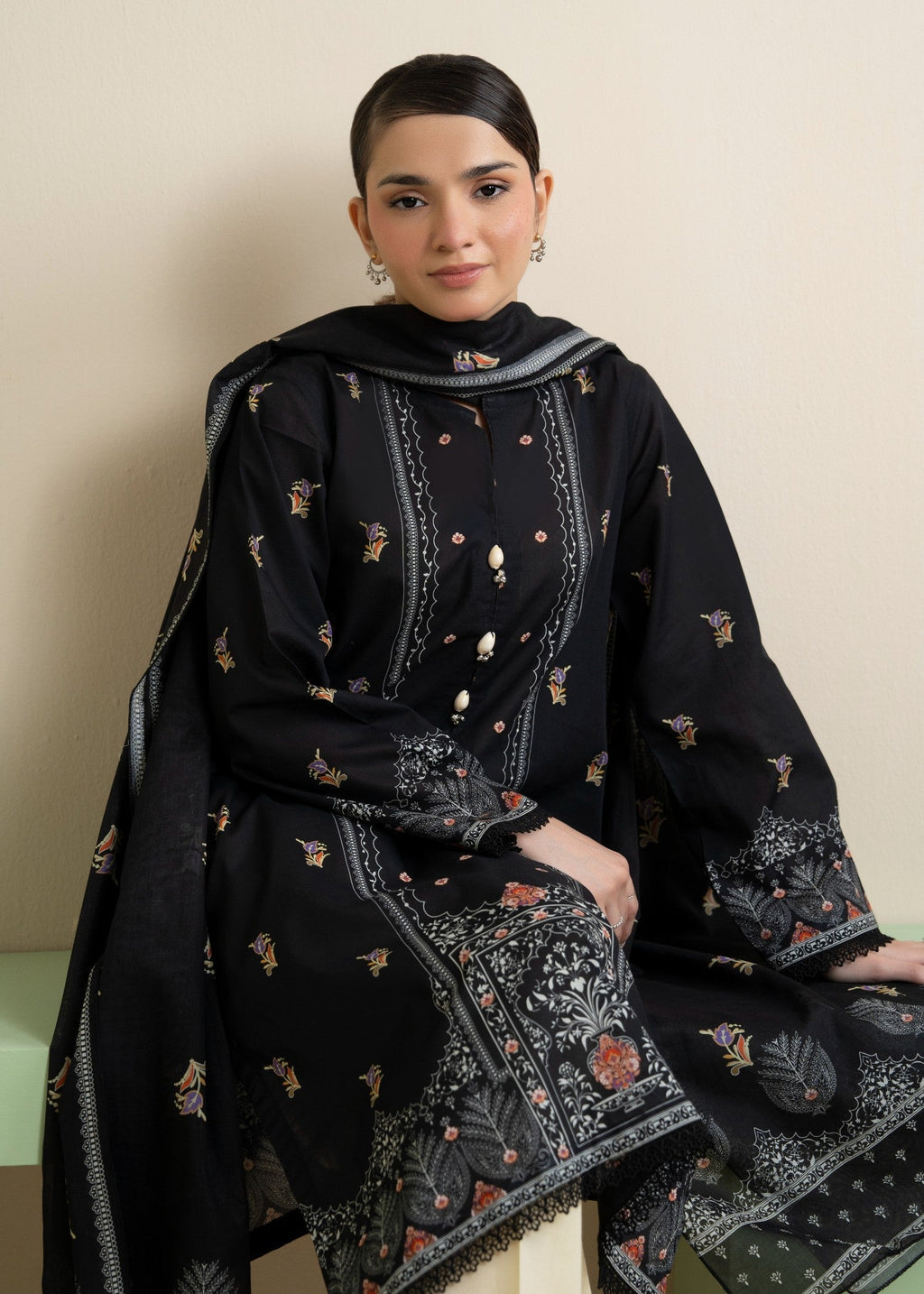 Zellbury WPS2522006 Black Women 2pcs