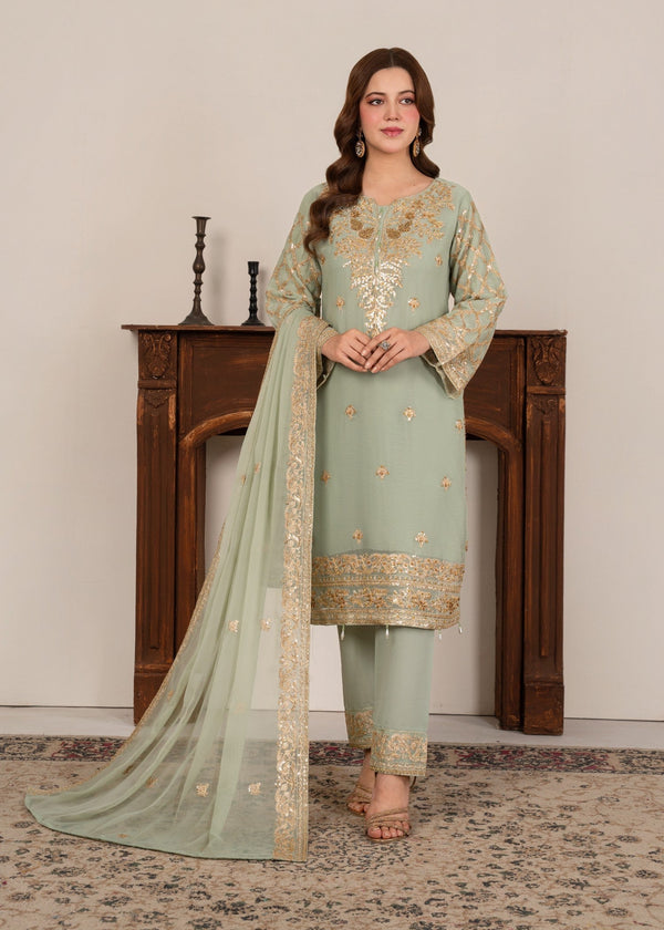 Four Season Boutique MEERUB PASTEL GREEN Women 3pcs