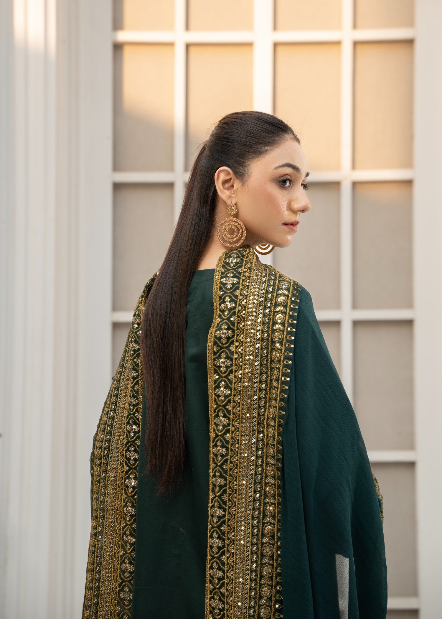 Maharani Official Green Mystique | Women 3pcs