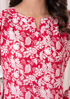 Laal Kurti Printed Kurta Set D116 Women 2pcs