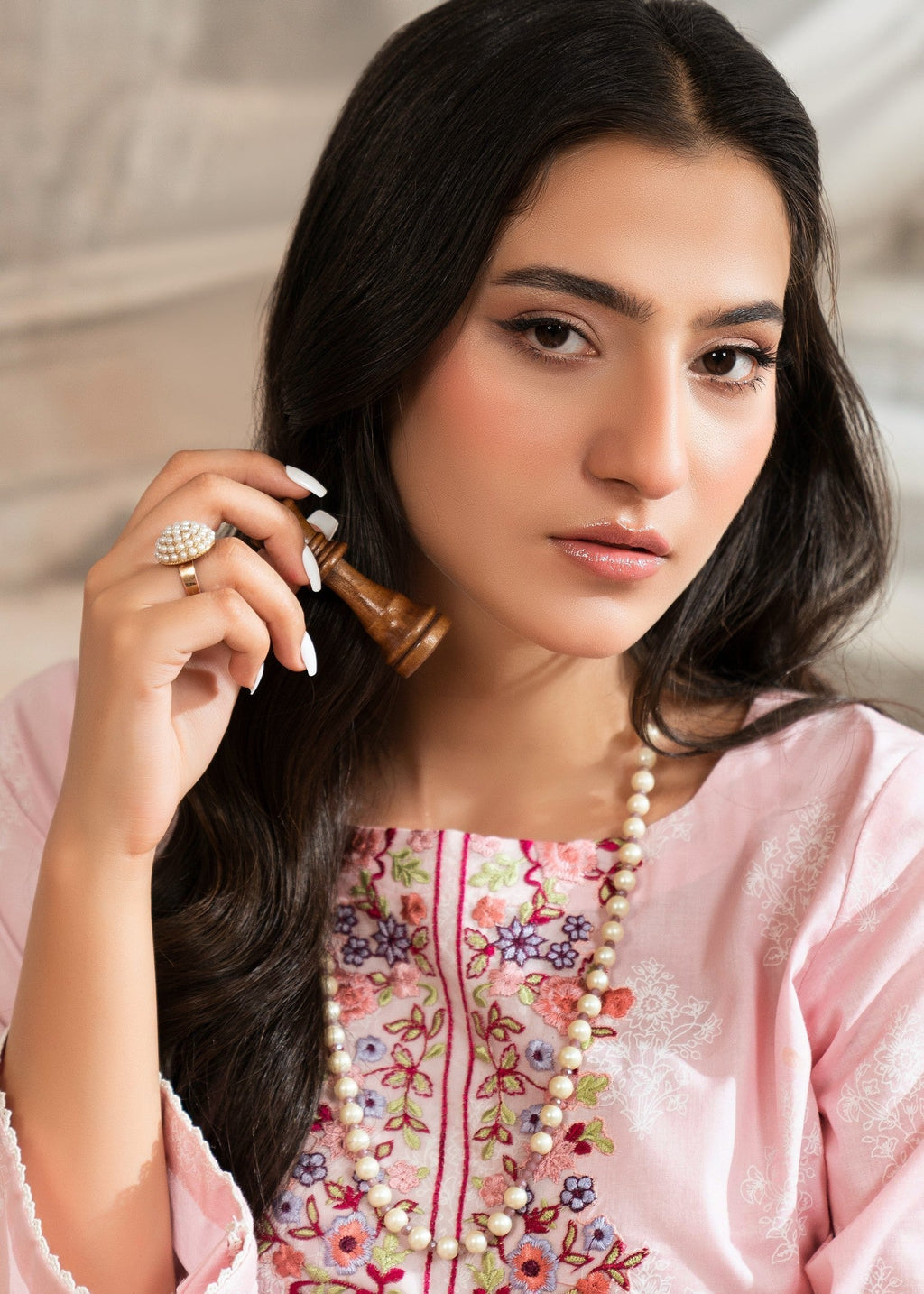 Sahibas By Mirza Baikal Pink Women 2pcs