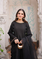 Fozia Khalid Raven Women 3pcs