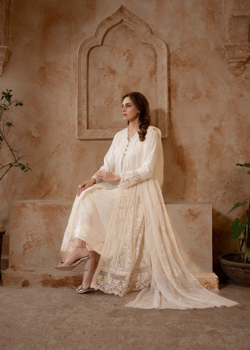 Manahils K 113 OFF WHITE Women 4pcs