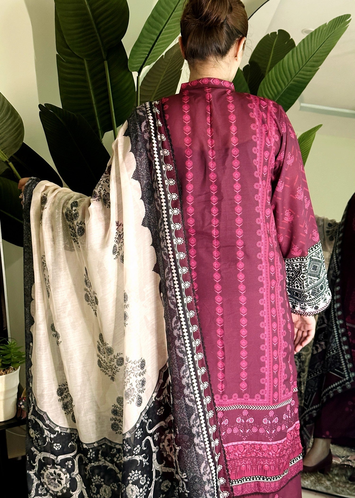 Bareen SLP07 PLUM Women 3pcs