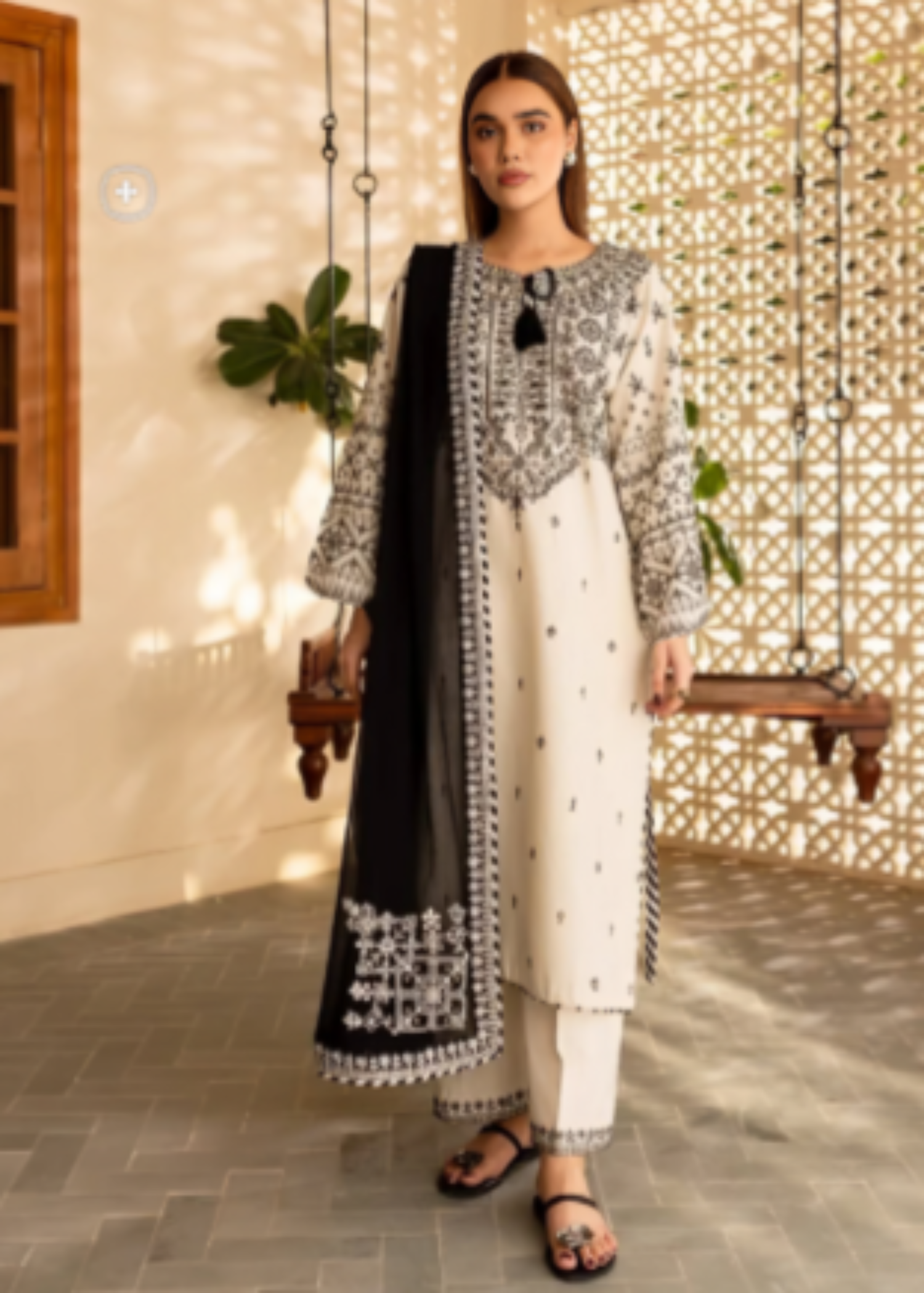 Tehzeeb Libas ARFA EMBROIDERED Women 3pcs