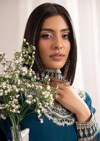 Alyssa TEAL BLUE ALL905 Women 3pcs