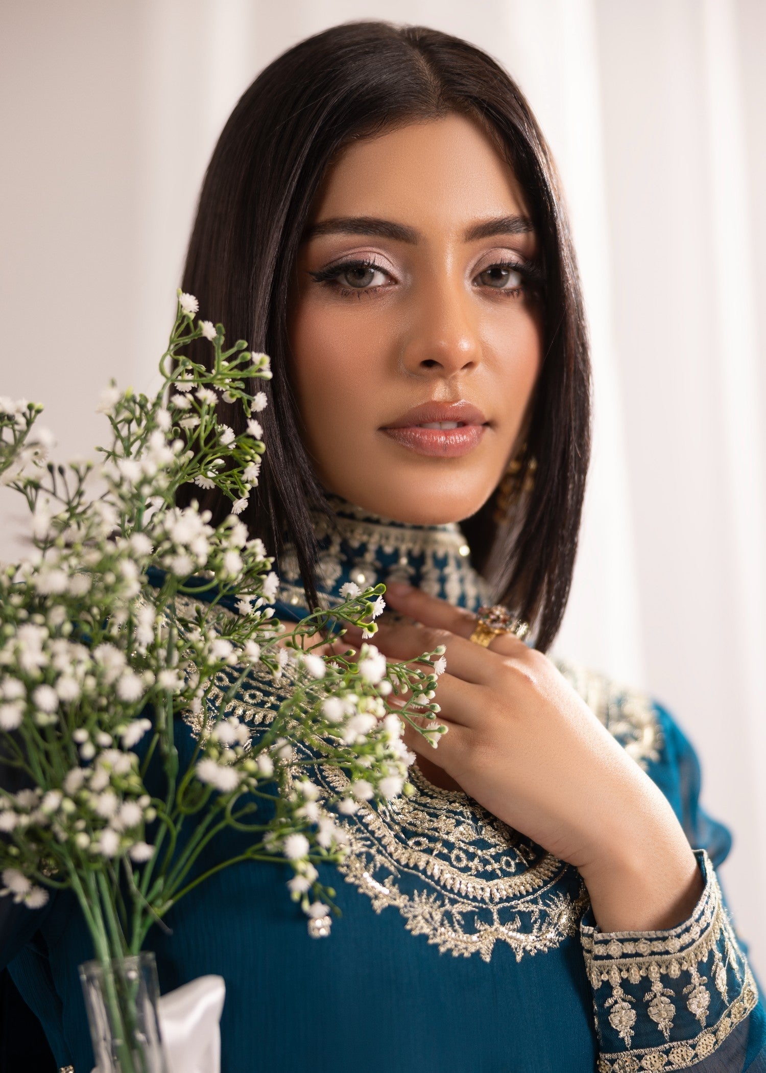 Alyssa TEAL BLUE ALL905 Women 3pcs