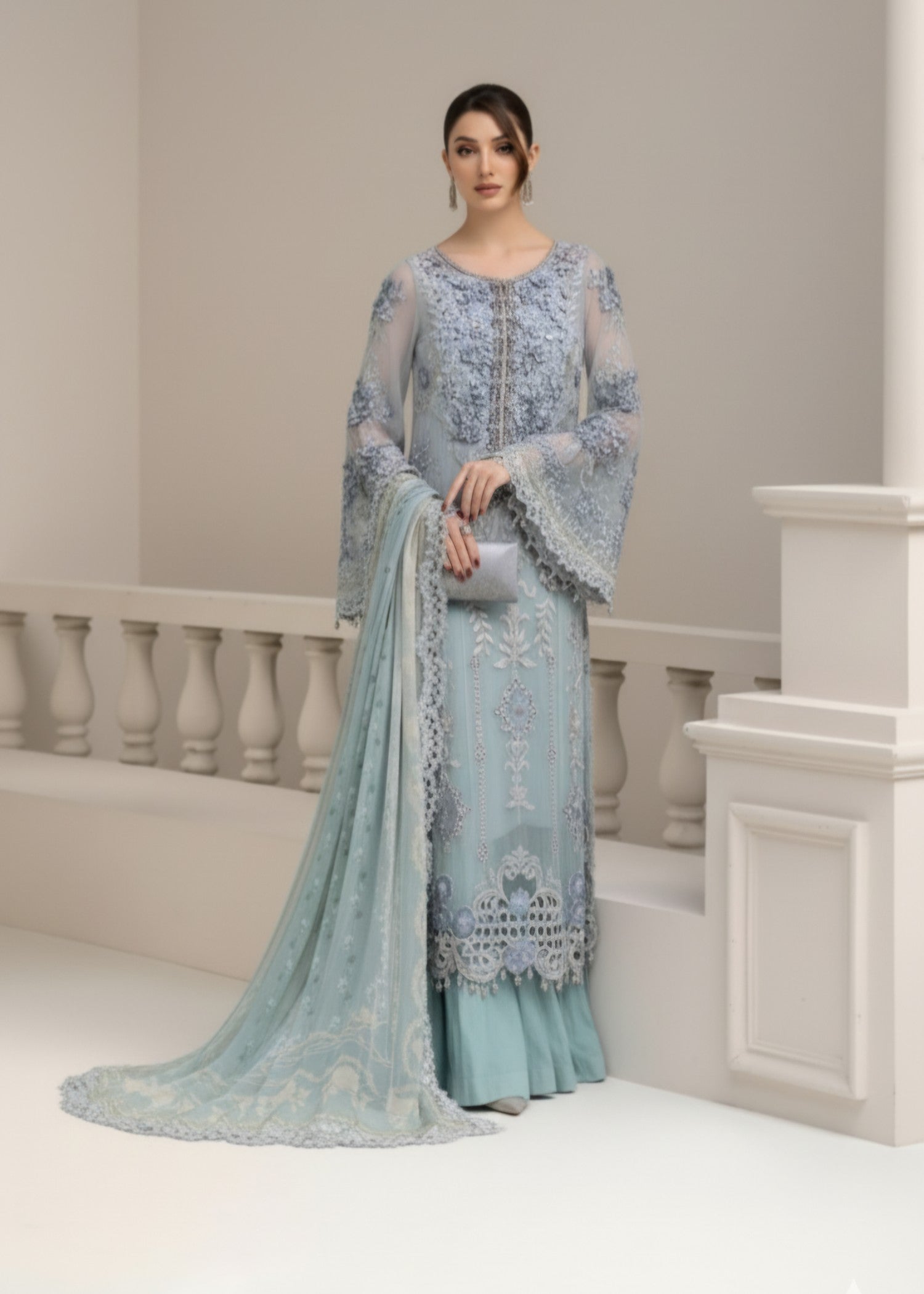 Malhaar Mal CF 4354 BLUE Women 3pcs