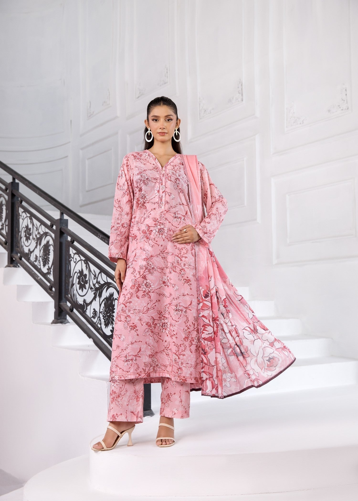 Bin Tayyab (BT006370 PNK 06) Women 3pcs