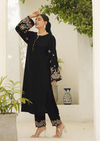 Hamna Kalim HUMA black Women 2pcs