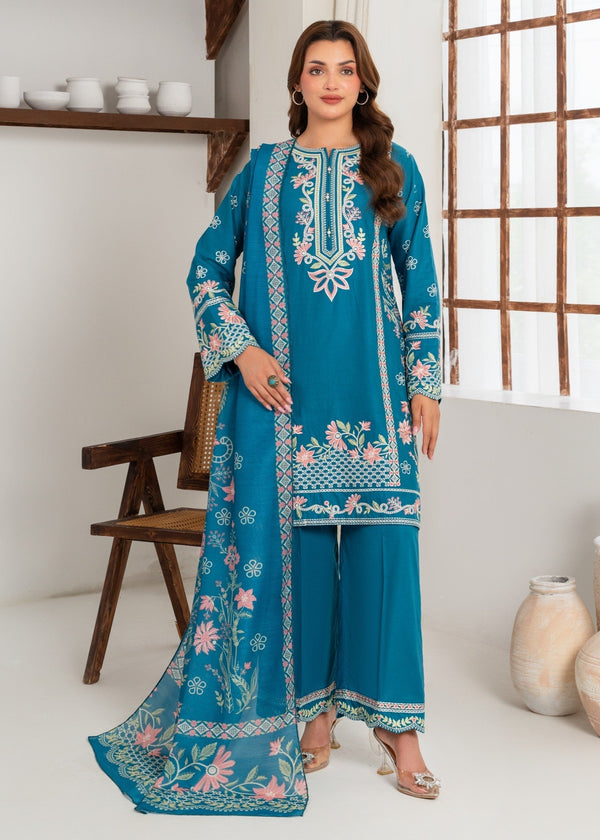 Sahibas By Mirza Gulnazeen Blue Women 3pcs