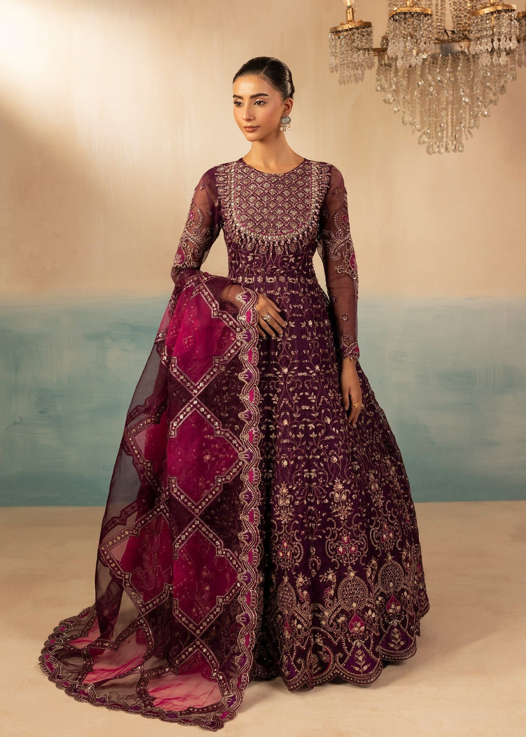 Diara Couture SHAHBANU DF 13 PURPLE Women 3pcs