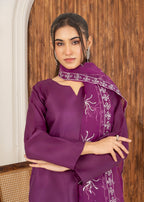 Aster Farshi Shalwar Desert Rose Women 3pcs