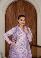 Alfatah Pret Printed Lawn with Embroidery RANAAI S25 0016 Women 3pcs