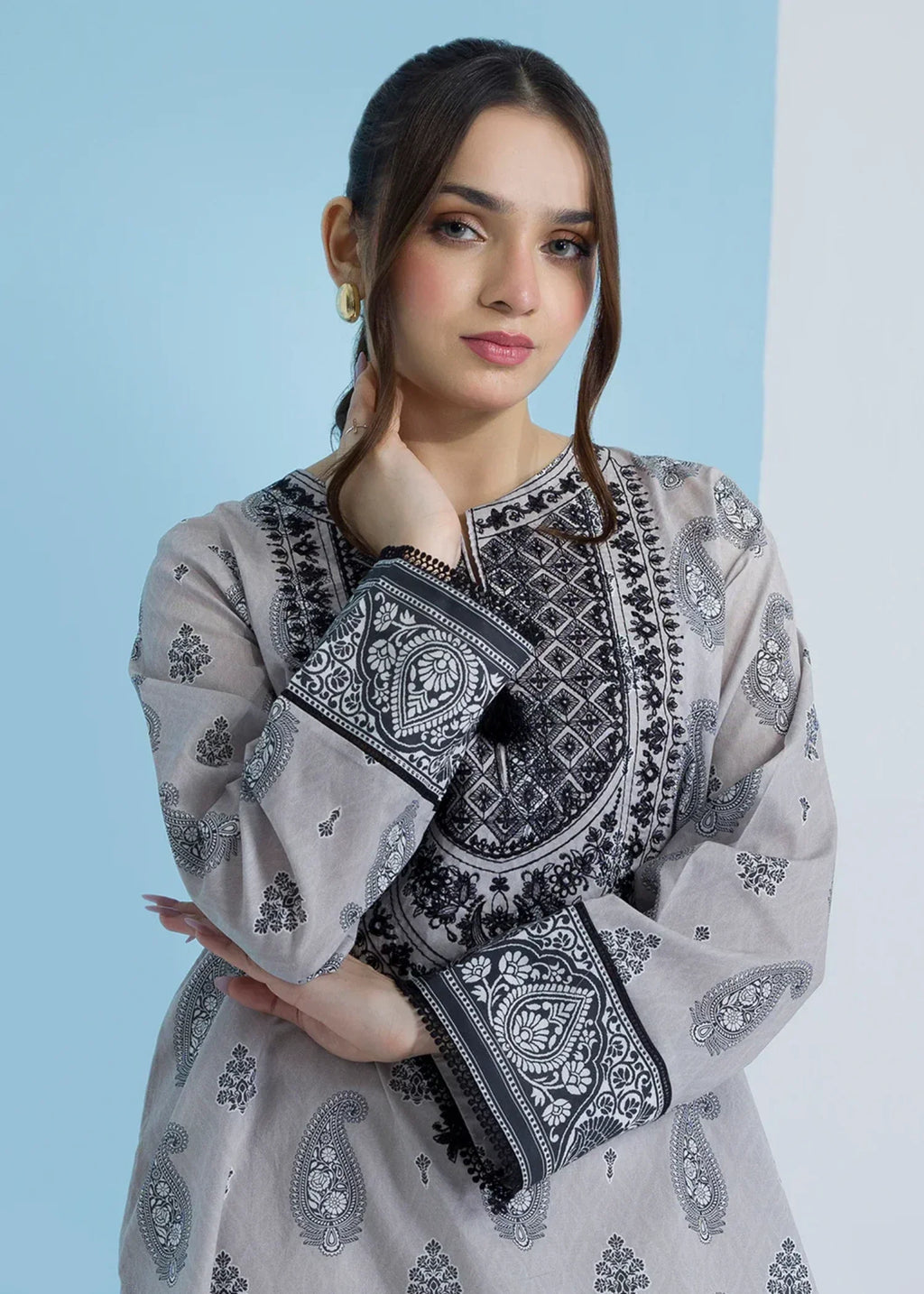 Zellbury WPS2512072 Grey Women 1pcs