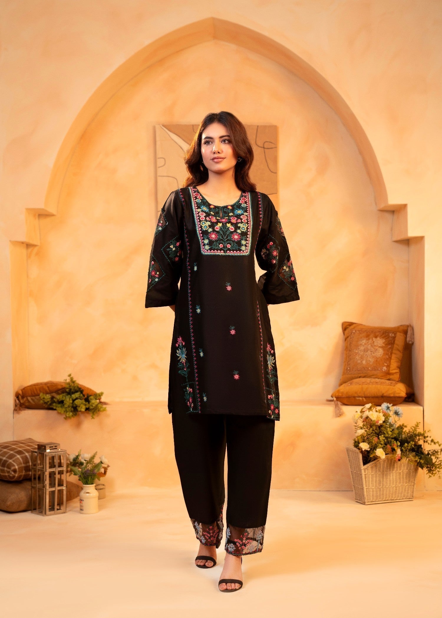 Libas Thread Black Mirage Women 2pcs