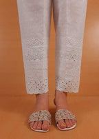 Zardi Chikankari Trouser White ZT524 Women 1pcs