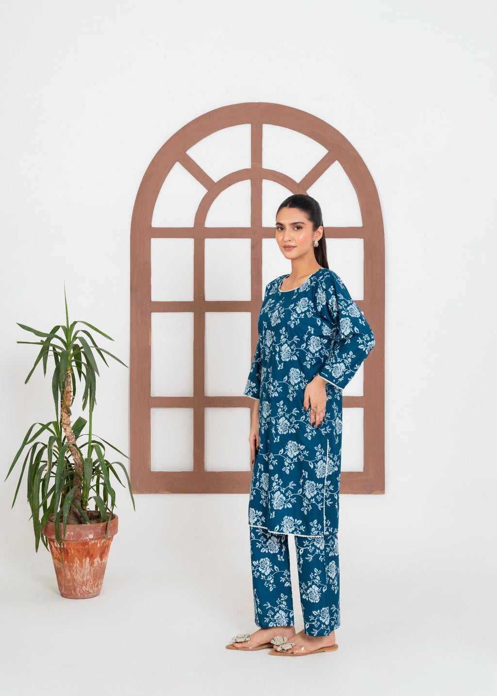 Stylish Collection ROSE TEAL Women 2pcs