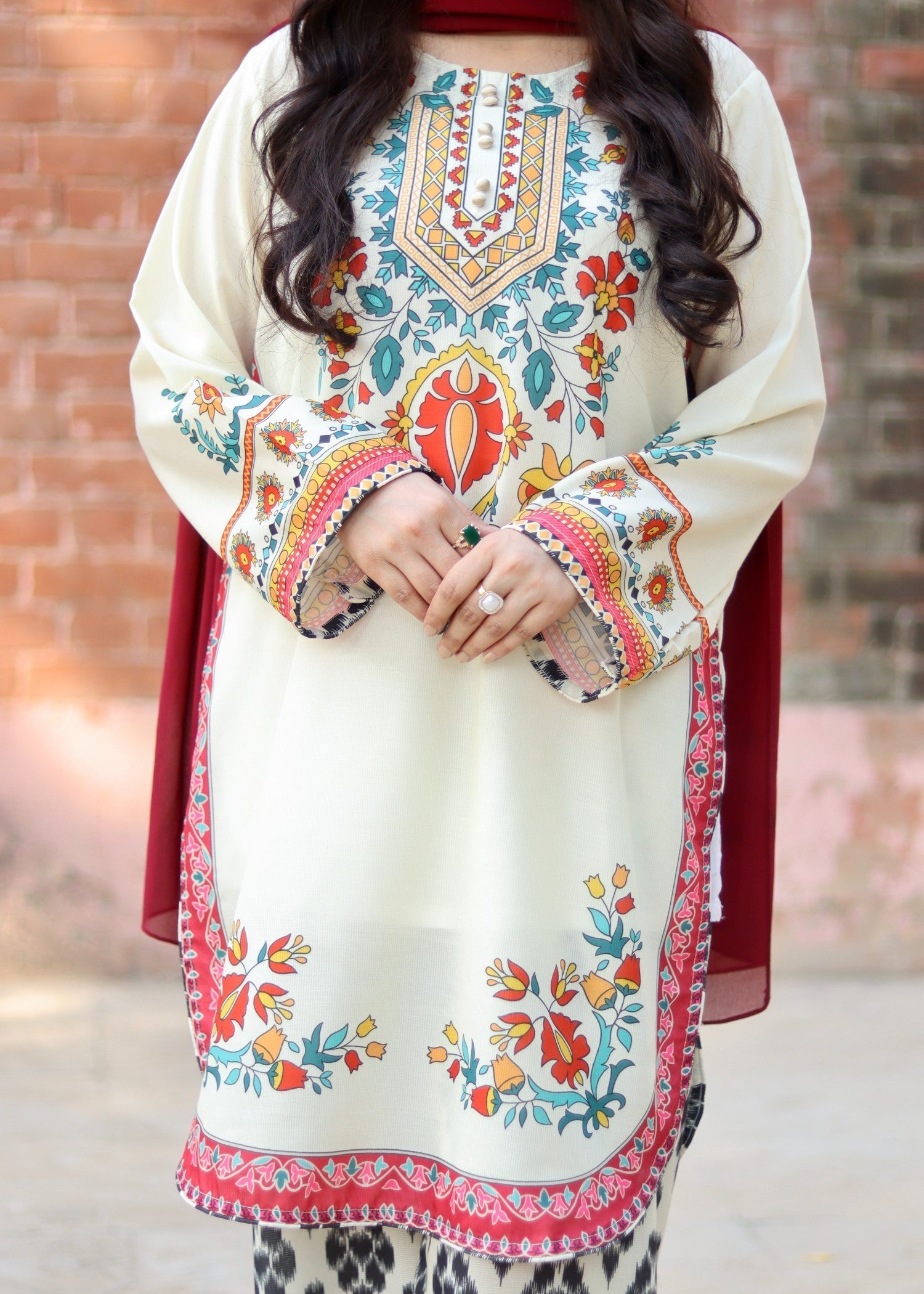 Gulposh Neeon (Digital Printed ) Women 2pcs