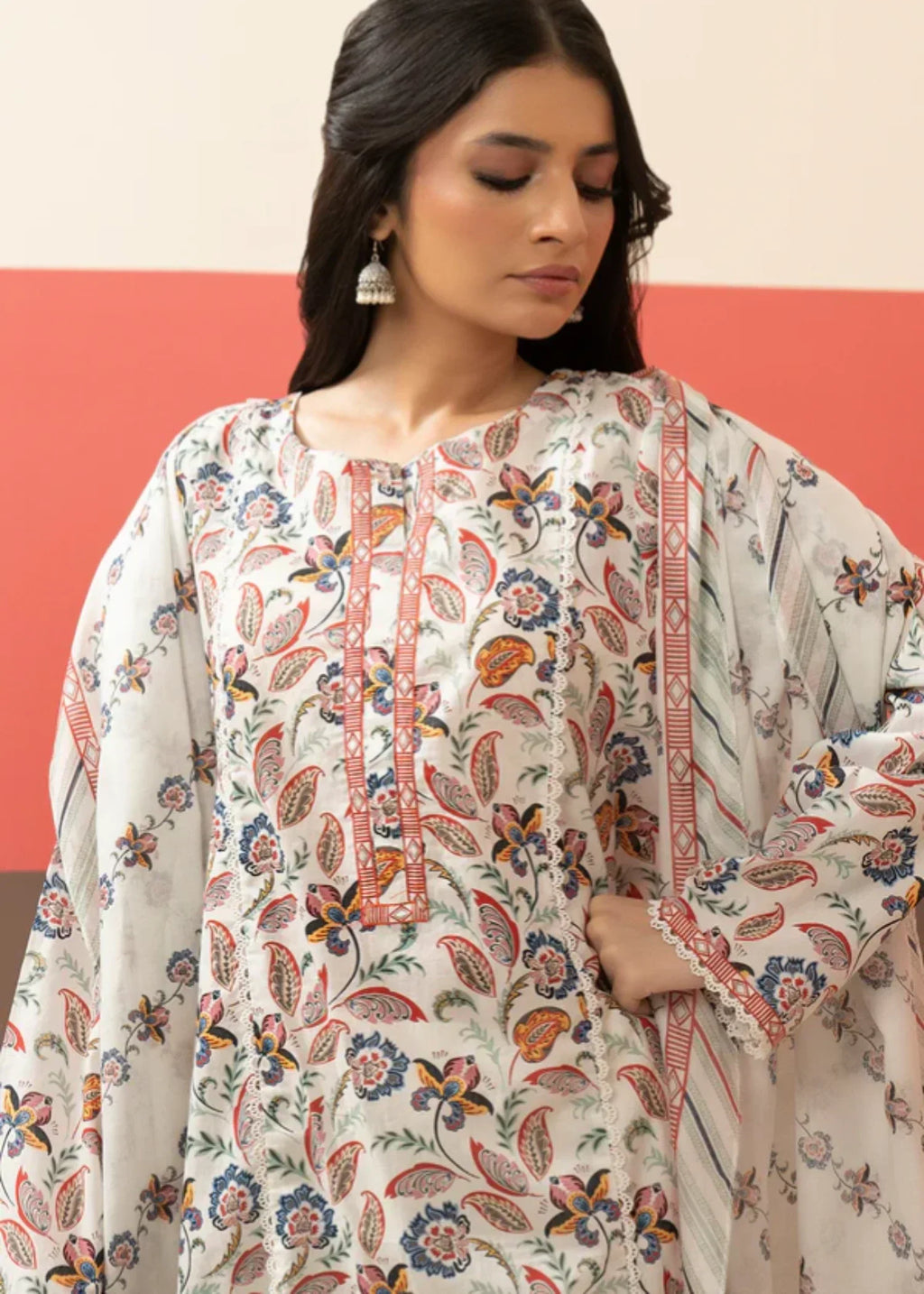 Zellbury Kurta Dupatta WPS2521753 Women 2pcs