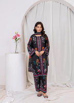 Stylish Collection RUKHSAR BLACK Women 3pcs