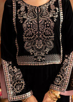 Kross Kulture Single Embroidered Velvet Shirt Women 1pcs