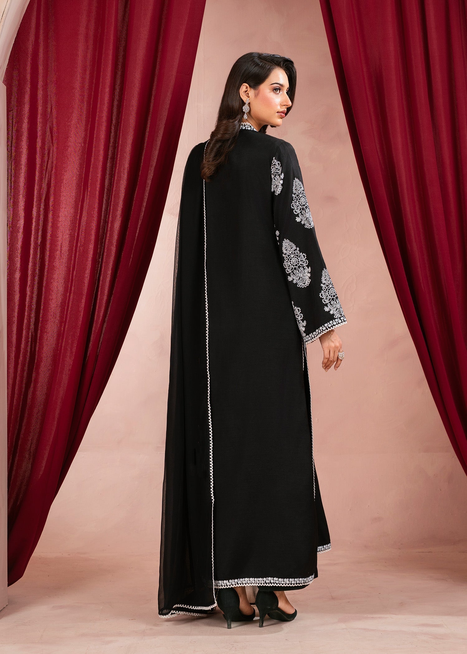 Rang-e-Haya Dew Drop (Black) Women 3pcs