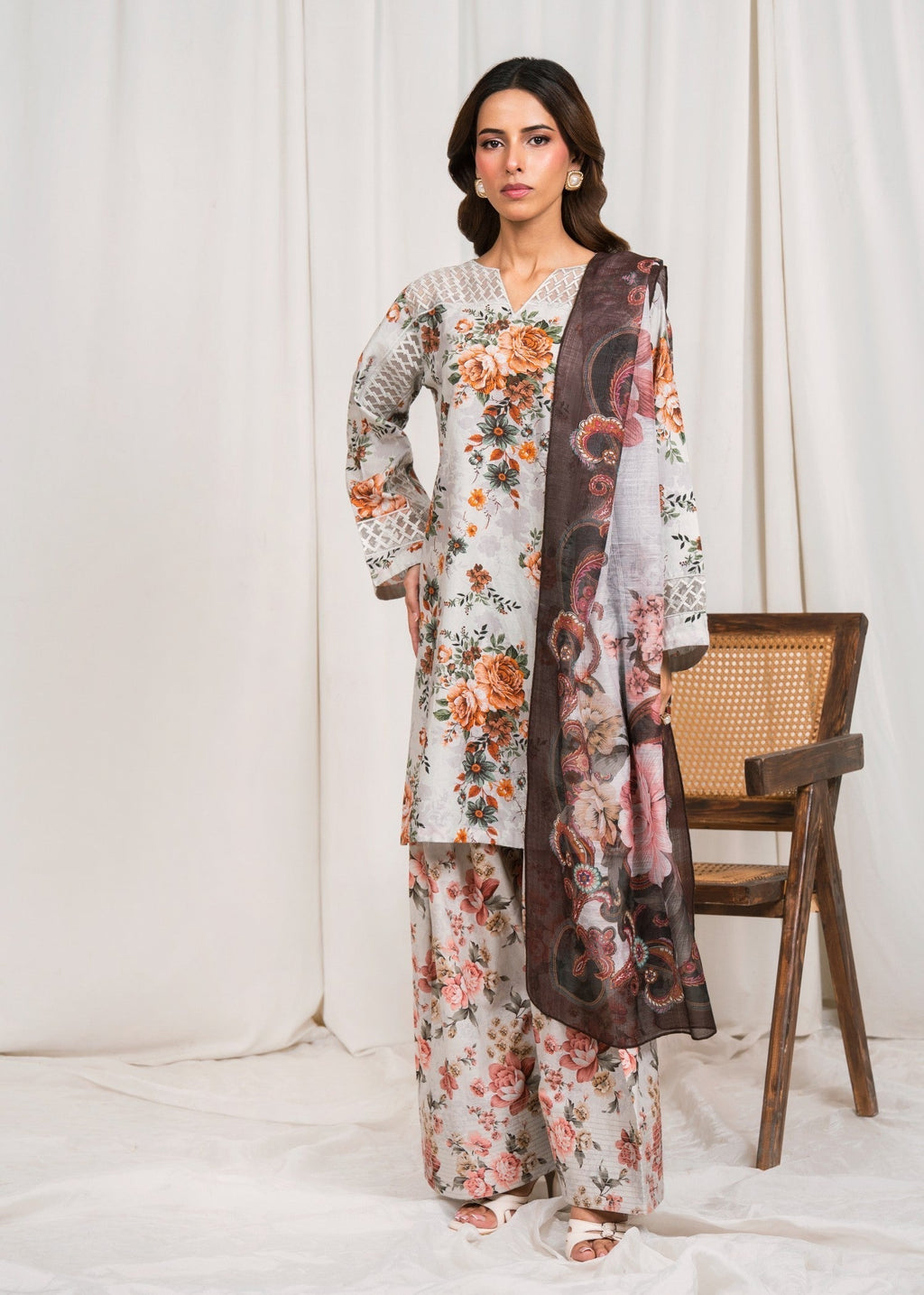 Sahibas By Mirza Mahpara Grey Women 3pcs