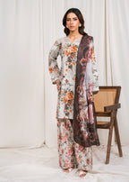 Sahibas By Mirza Mahpara Grey Women 3pcs