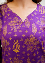 Chaudhary Arts Haze purple Women 2pcs