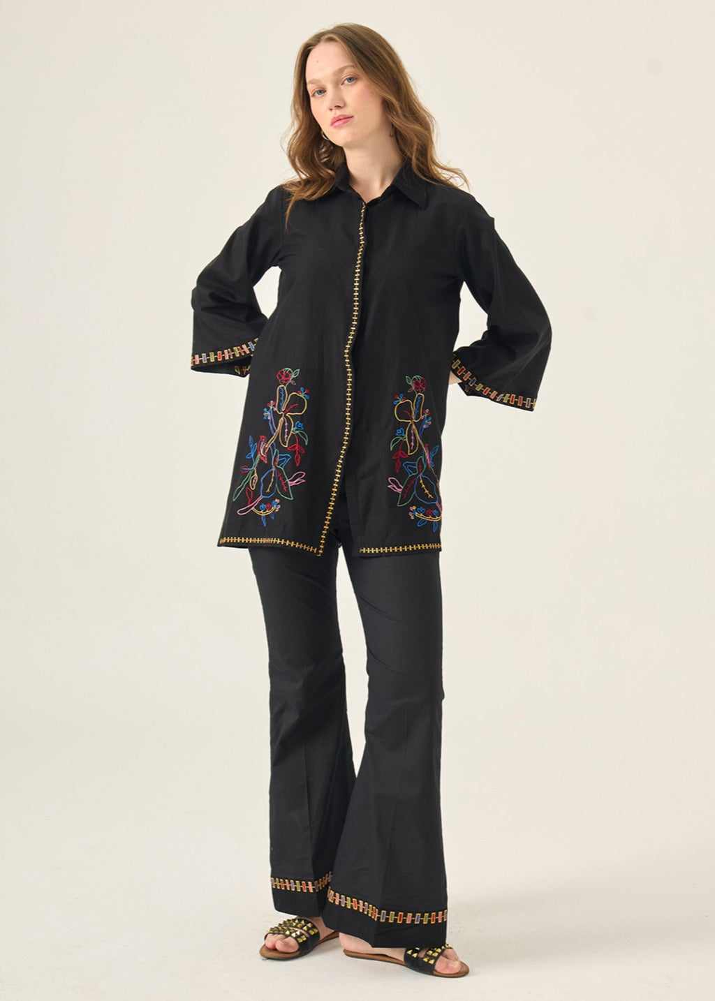 Kiara Elara – Embroidered Co ords Set Women 2pcs