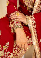 Alyssa Red Chiffon suit ALL410 Women 3pcs