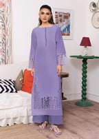 Sahibas By Mirza Calico Lilac Women 2pcs