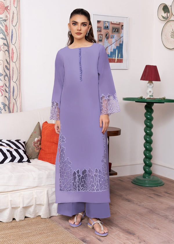 Sahibas By Mirza Calico Lilac Women 2pcs