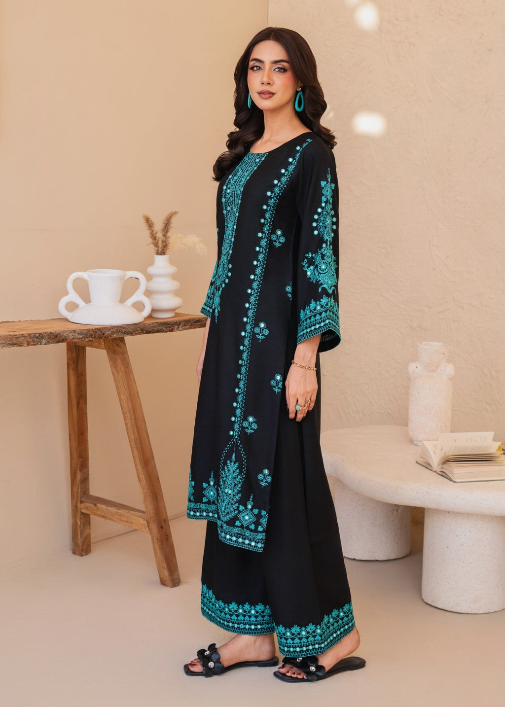 Tehzeeb Libas SERENA EMBROIDERED Women 2pcs