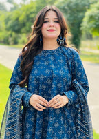 Tehzeeb Libas BERRY DIGITAL STITCHED Women 3pcs