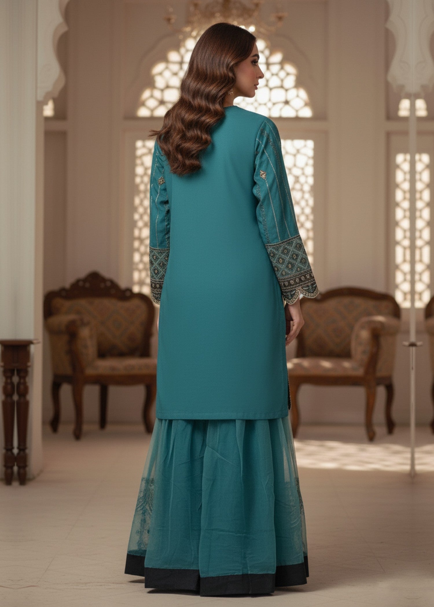 Diara Couture LIYANA US 574 SEA GREEN Women 3pcs