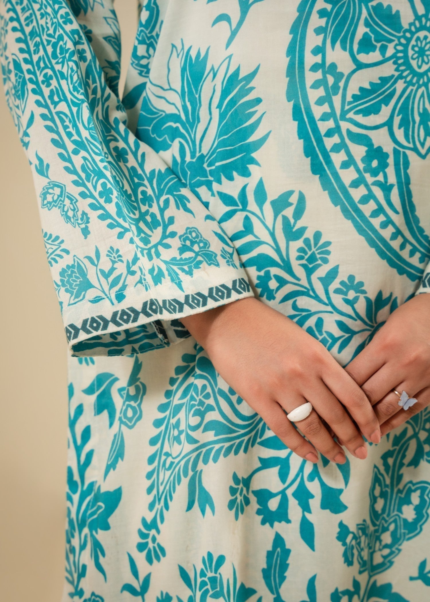 Akhrot Clothing Aqua Serenity Women 2pcs