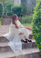 Rivaaj Fashion Front Open Style Off White RJF011 Women 3pcs