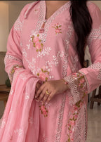 Suits By Sadia Rose pink Women 3pcs