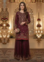 Diara Couture ZOYA US 603 BURGUNDY Women 3pcs