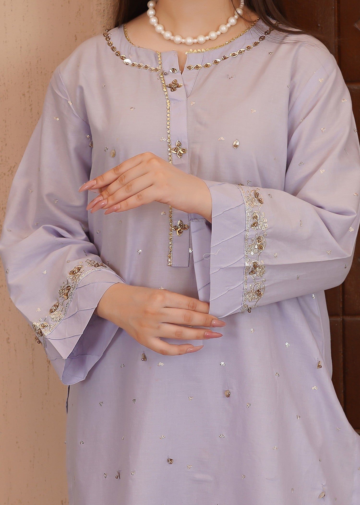 Waniya Awais WAF D10 (Farshi Shalwar) Women 3pcs