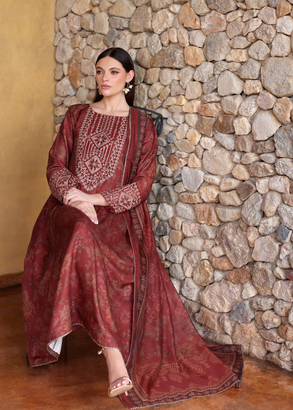 Mohagni BLS 51 STITCHED I UNSTITCHED Women 3pcs