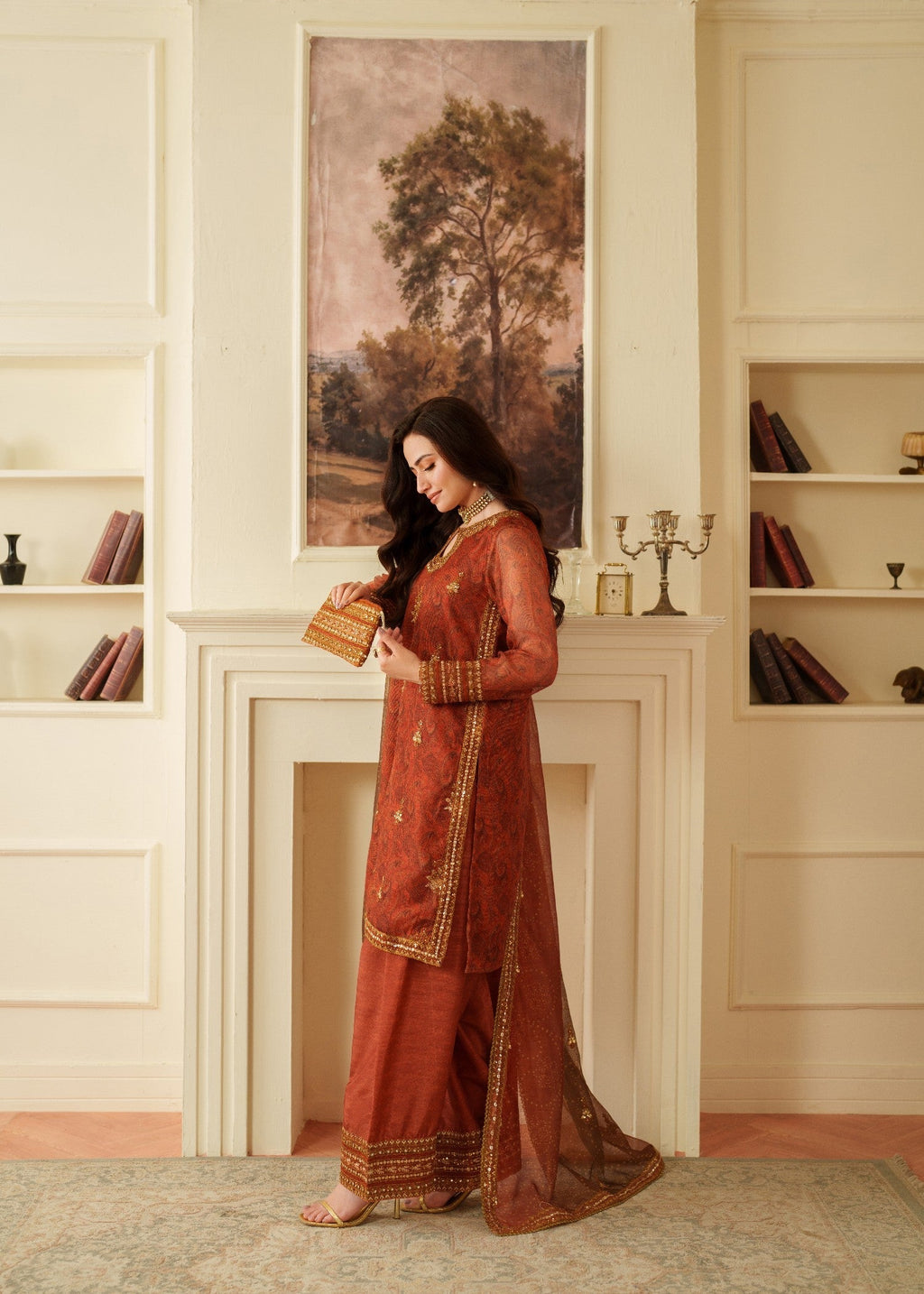 Mohagni LD 02 STITCHED I UNSTITCHED Women 4pcs